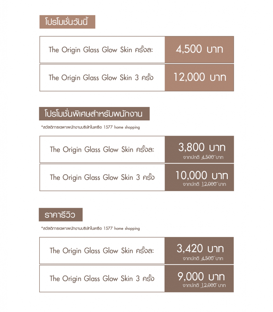 Origin glass glow
